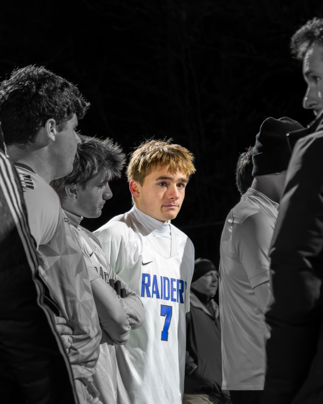 Soccer portrait color pop